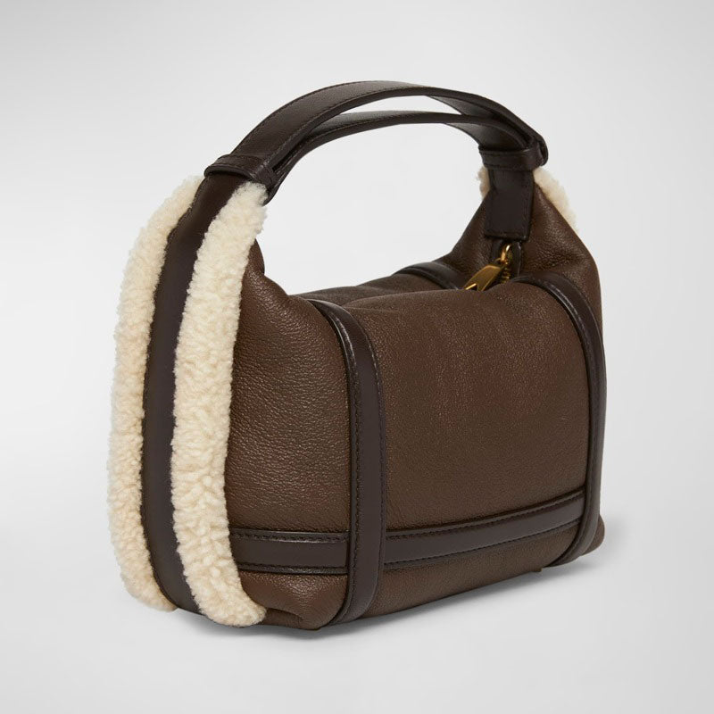 Bolsa Shoulder Wallace Mini Lamb Fur  - Mercado de Luxo - O Maior E-Commerce de Bens, Produtos e Serviços de Luxo do Brasil.