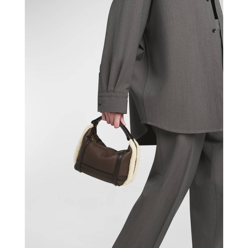 Bolsa Shoulder Wallace Mini Lamb Fur