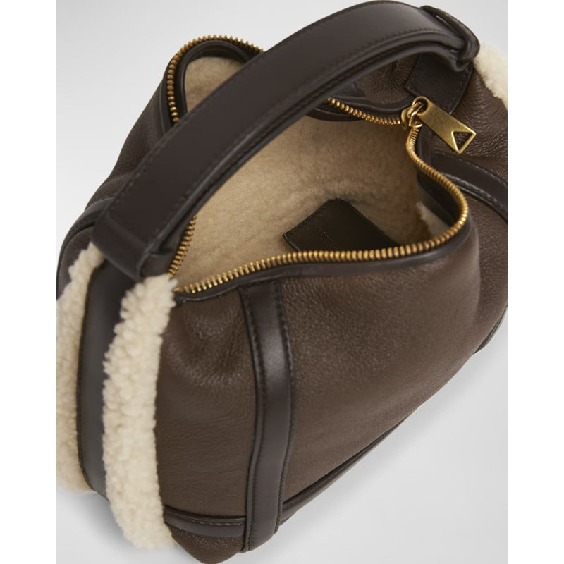 Bolsa Shoulder Wallace Mini Lamb Fur