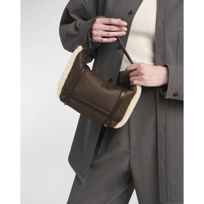 Bolsa Shoulder Wallace Mini Lamb Fur