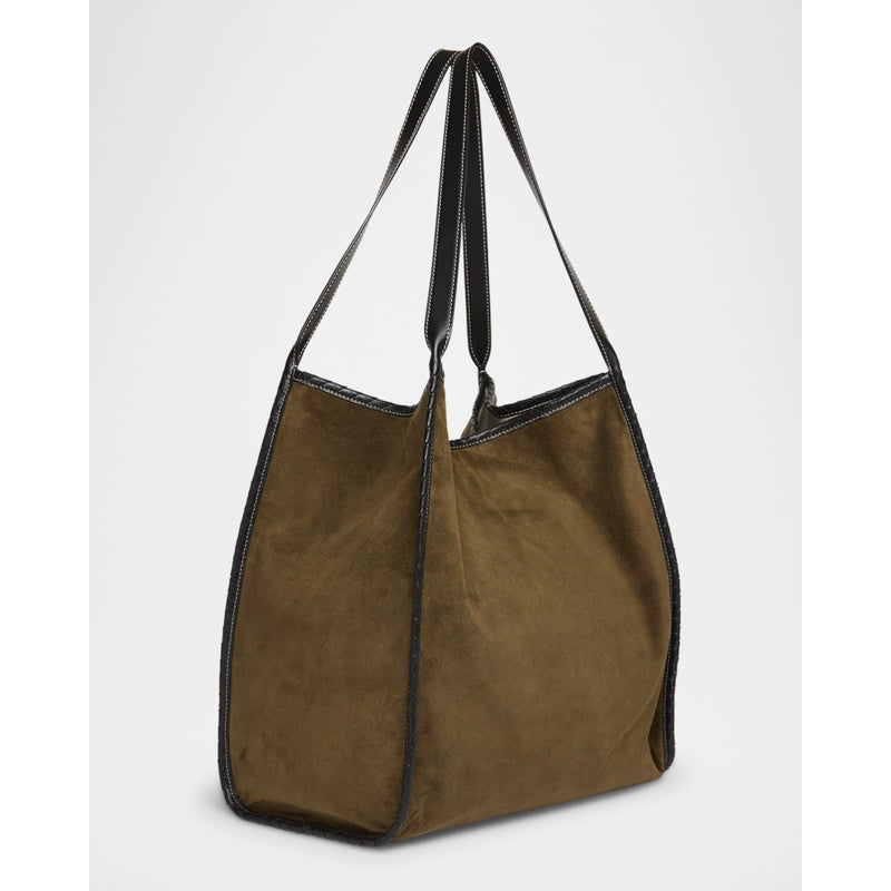Bolsa Crossbody Large Reversible in Suede