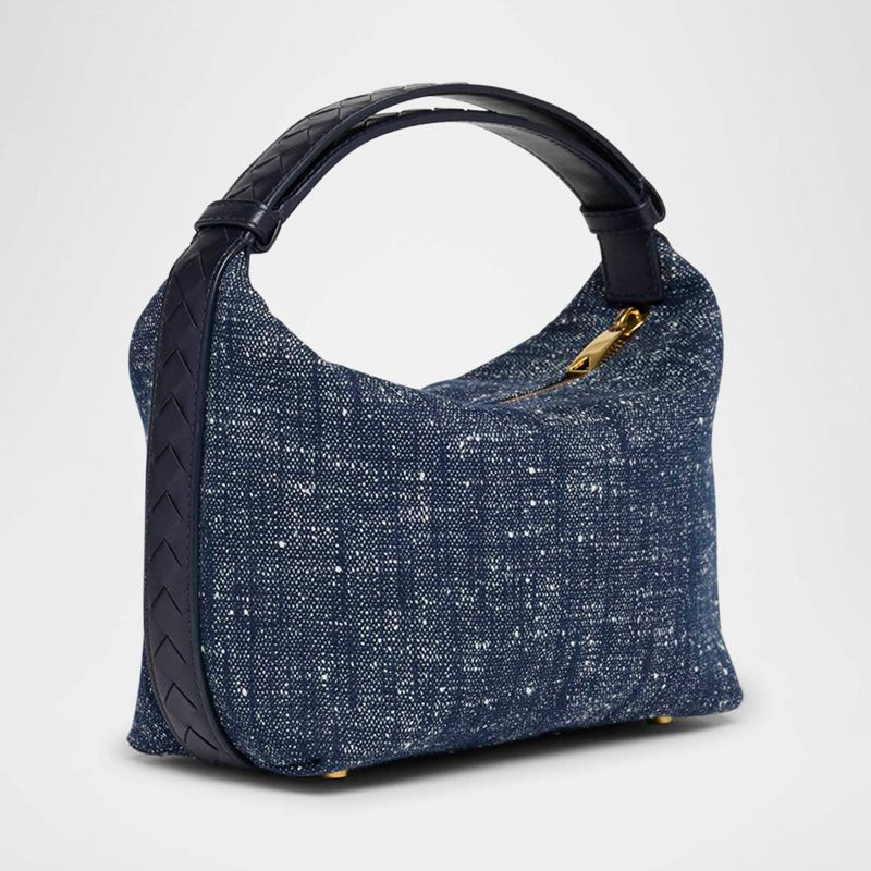 Bolsa Shoulder Mini Wallace Denim Boucle - Mercado de Luxo - O Maior E-Commerce de Bens, Produtos e Serviços de Luxo do Brasil.