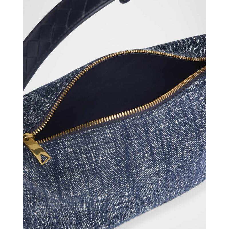 Bolsa Shoulder Mini Wallace Denim Boucle