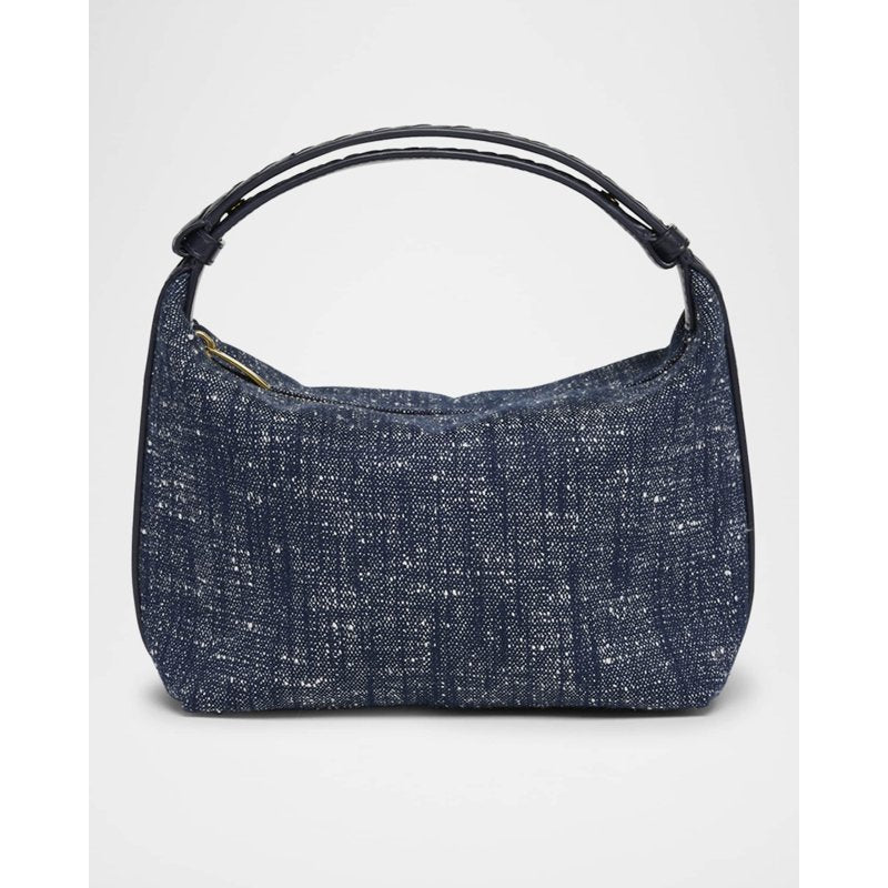 Bolsa Shoulder Mini Wallace Denim Boucle