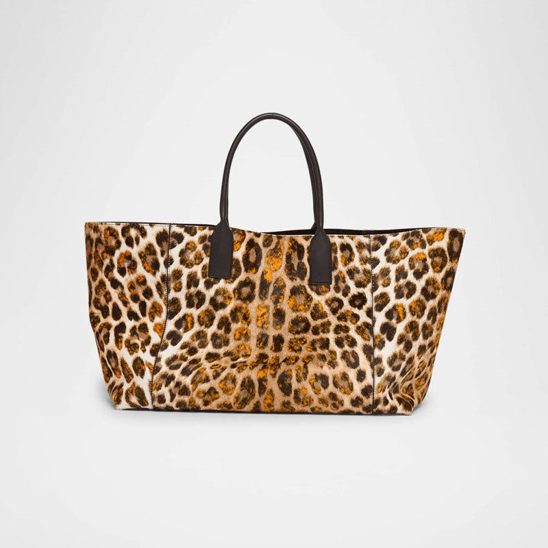 Bolsa Shopper Leopard Calf Hair - Mercado de Luxo - O Maior E-Commerce de Bens, Produtos e Serviços de Luxo do Brasil.