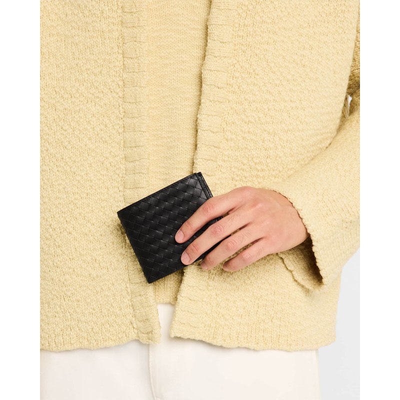 Bolsa Wallet Intrecciato Piccolo Bifold With Coin Purse