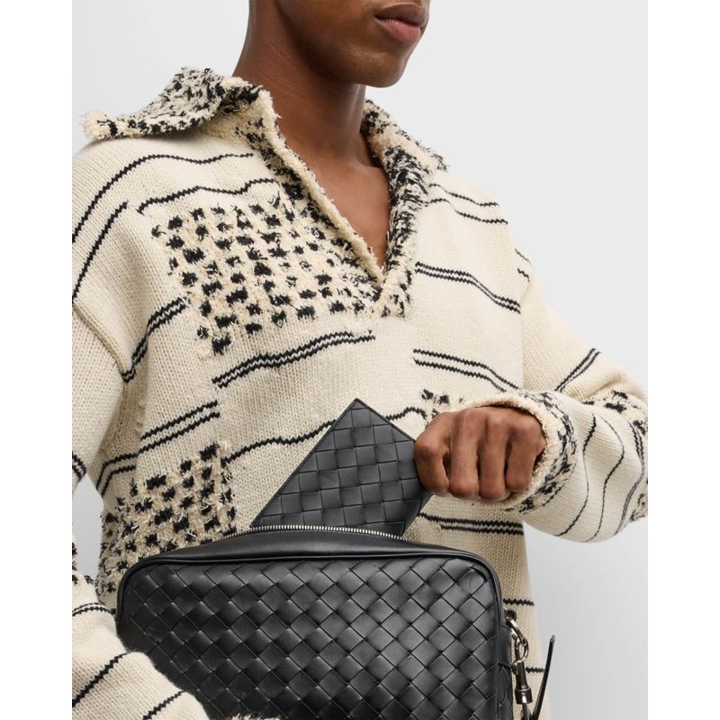 Bolsa Wallet Intrecciato 15 Bifold