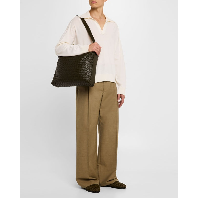 Bolsa Crossbody Traveller Medium Intrecciato
