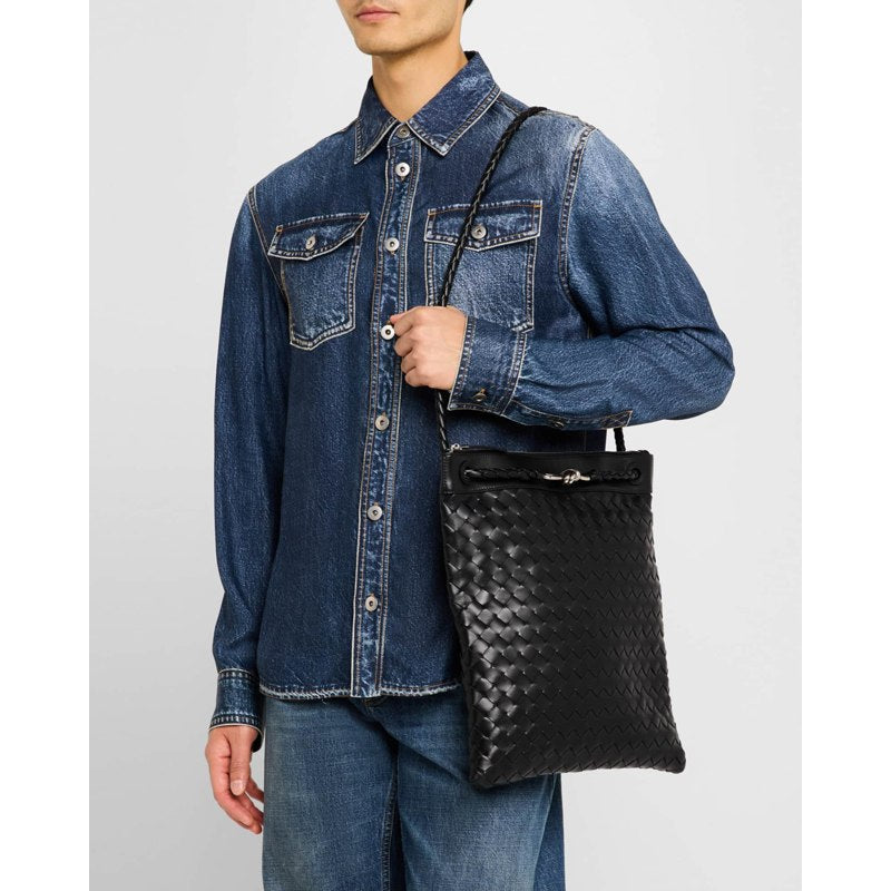 Bolsa Crossbody Andiamo Intrecciato Flat