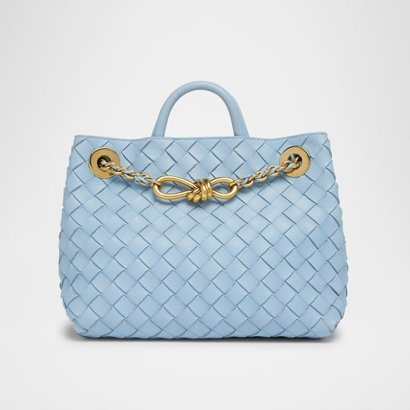 Bolsa Shopper Small Andiamo with Chain Strap - Mercado de Luxo - O Maior E-Commerce de Bens, Produtos e Serviços de Luxo do Brasil.