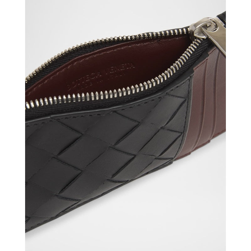 Bolsa Wallet Intrecciato Bicolor Zipped
