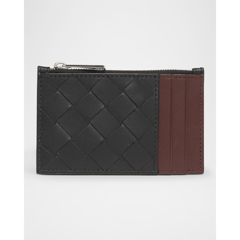 Bolsa Wallet Intrecciato Bicolor Zipped