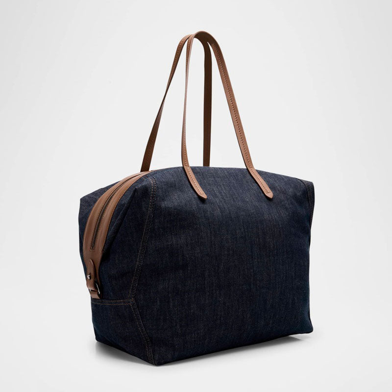 Bolsa Shopper Duo Denim Traveler - Mercado de Luxo - O Maior E-Commerce de Bens, Produtos e Serviços de Luxo do Brasil.