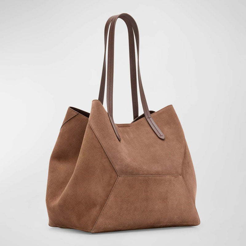 Bolsa Shopper BC Duo Small Geometric Suede - Mercado de Luxo - O Maior E-Commerce de Bens, Produtos e Serviços de Luxo do Brasil.
