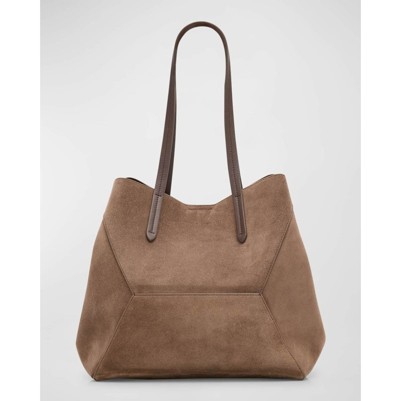 Bolsa Shopper BC Duo Small Geometric Suede