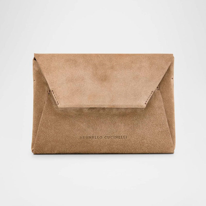 Bolsa Wallet Envelope Flap Suede on Chain - Mercado de Luxo - O Maior E-Commerce de Bens, Produtos e Serviços de Luxo do Brasil.