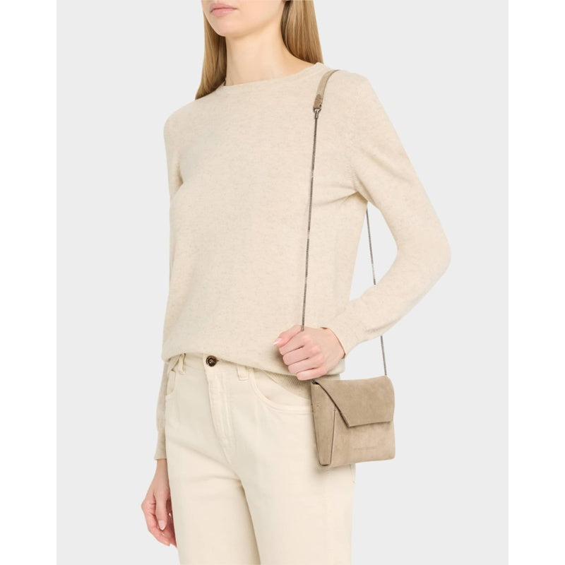 Bolsa Wallet Envelope Flap Suede on Chain