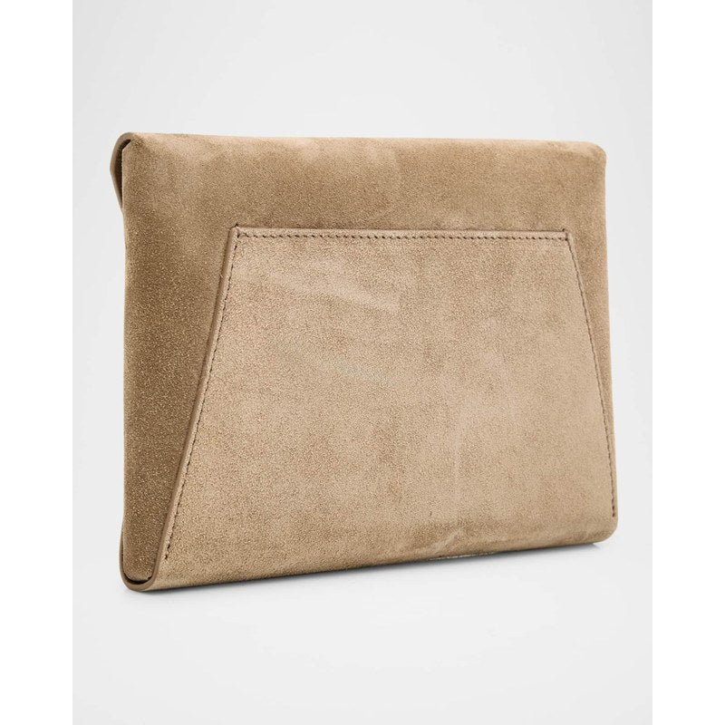Bolsa Wallet Envelope Flap Suede on Chain
