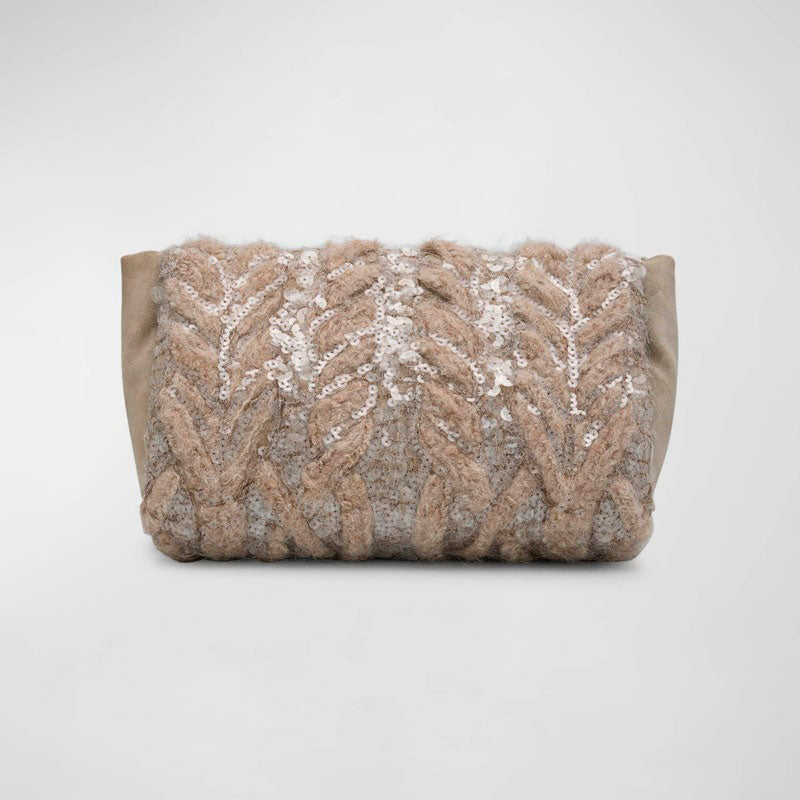 Bolsa Clutch Sequined Opera Knit - Mercado de Luxo - O Maior E-Commerce de Bens, Produtos e Serviços de Luxo do Brasil.