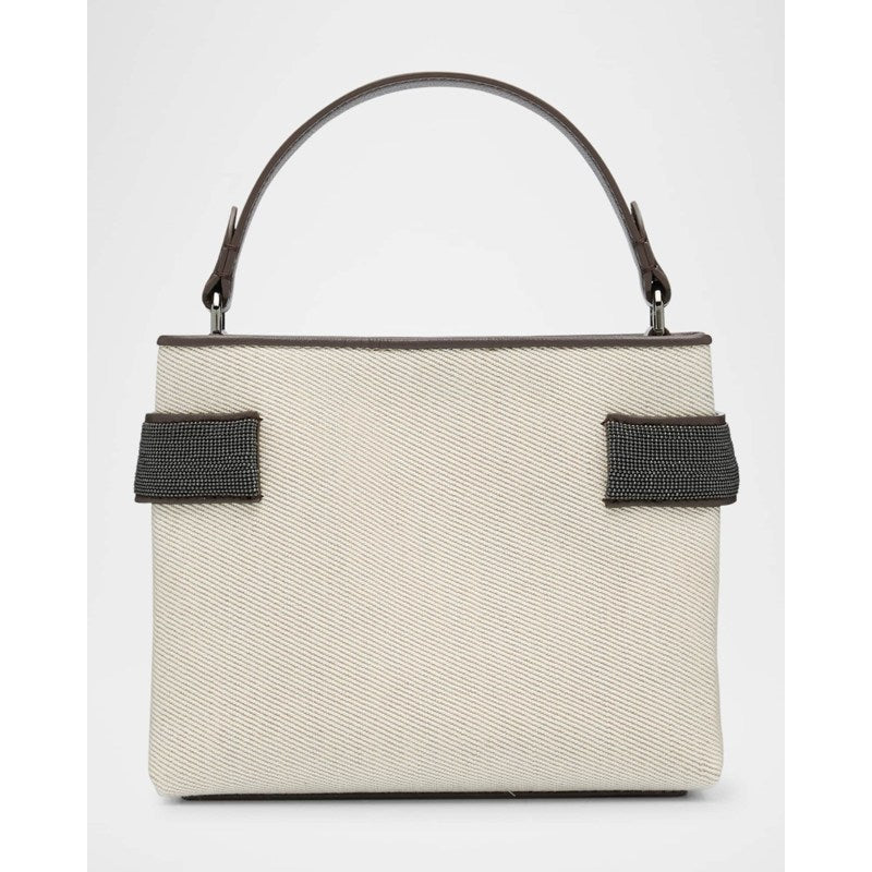 Bolsa Handle Monili Canvas