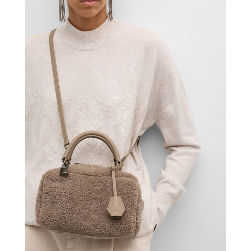 Bolsa Handle Boston Lamb Shearling