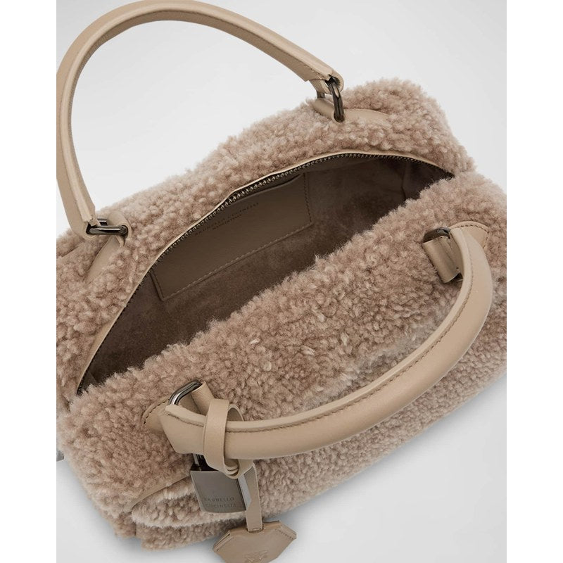 Bolsa Handle Boston Lamb Shearling