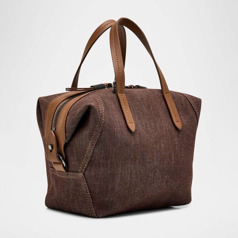 Bolsa Shopper Duo Mini Denim Traveler  - Mercado de Luxo - O Maior E-Commerce de Bens, Produtos e Serviços de Luxo do Brasil.