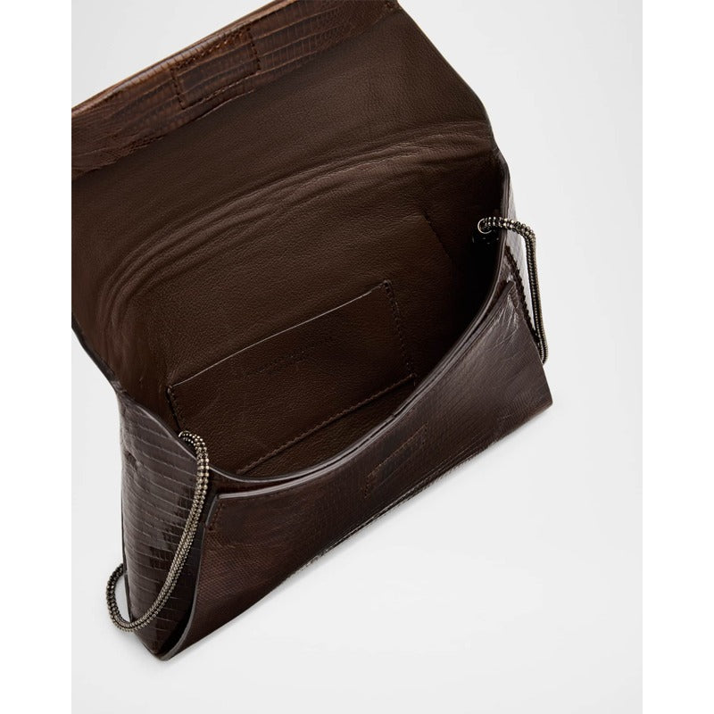 Bolsa Clutch Envelope Flap Lizard