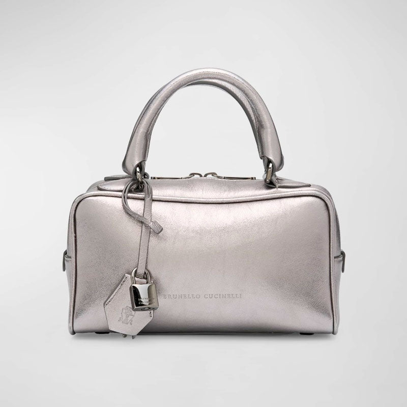 Bolsa Handle Mini Metallic Boston - Mercado de Luxo - O Maior E-Commerce de Bens, Produtos e Serviços de Luxo do Brasil.