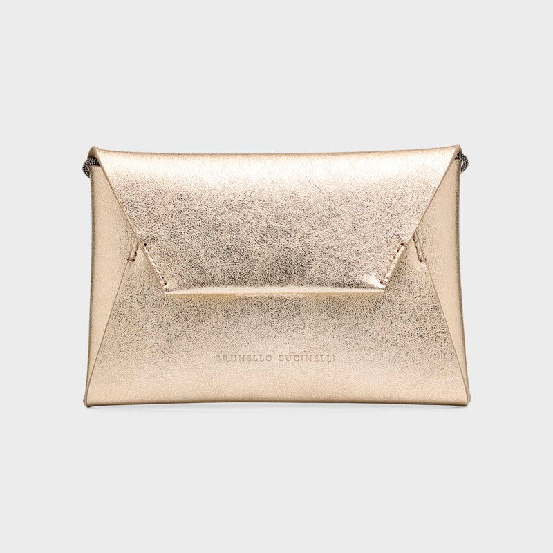 Bolsa Crossbody Envelope Flap Metallic - Mercado de Luxo - O Maior E-Commerce de Bens, Produtos e Serviços de Luxo do Brasil.