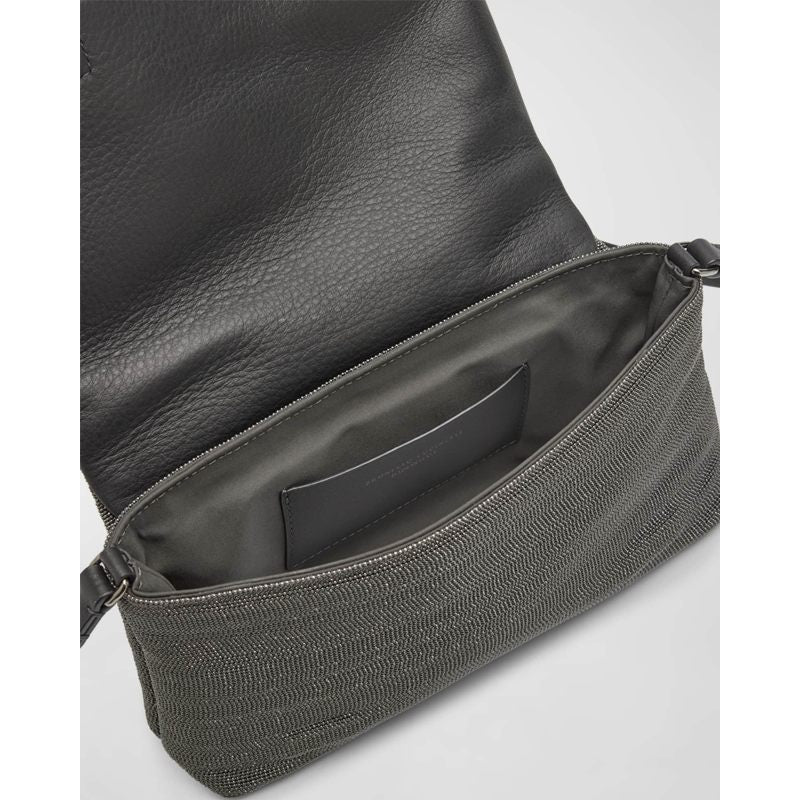Bolsa Clutch Allover Monili Convertible