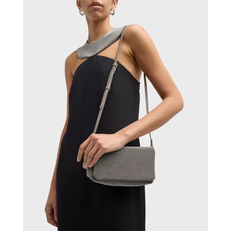 Bolsa Clutch Allover Monili Convertible