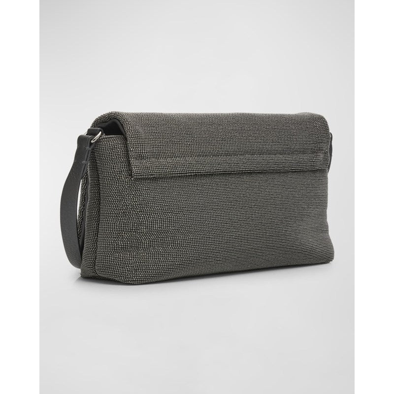 Bolsa Clutch Allover Monili Convertible