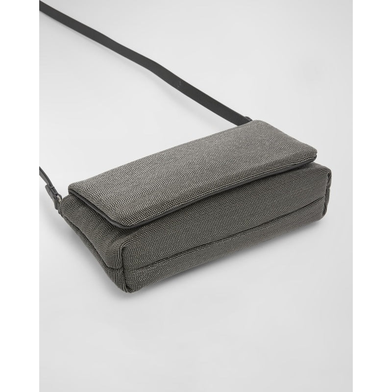 Bolsa Clutch Allover Monili Convertible
