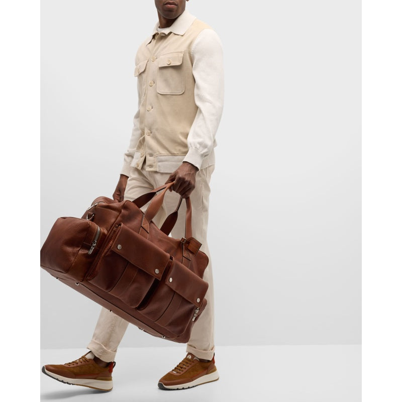 Bolsa Viagem Grained Calfskin Leisure