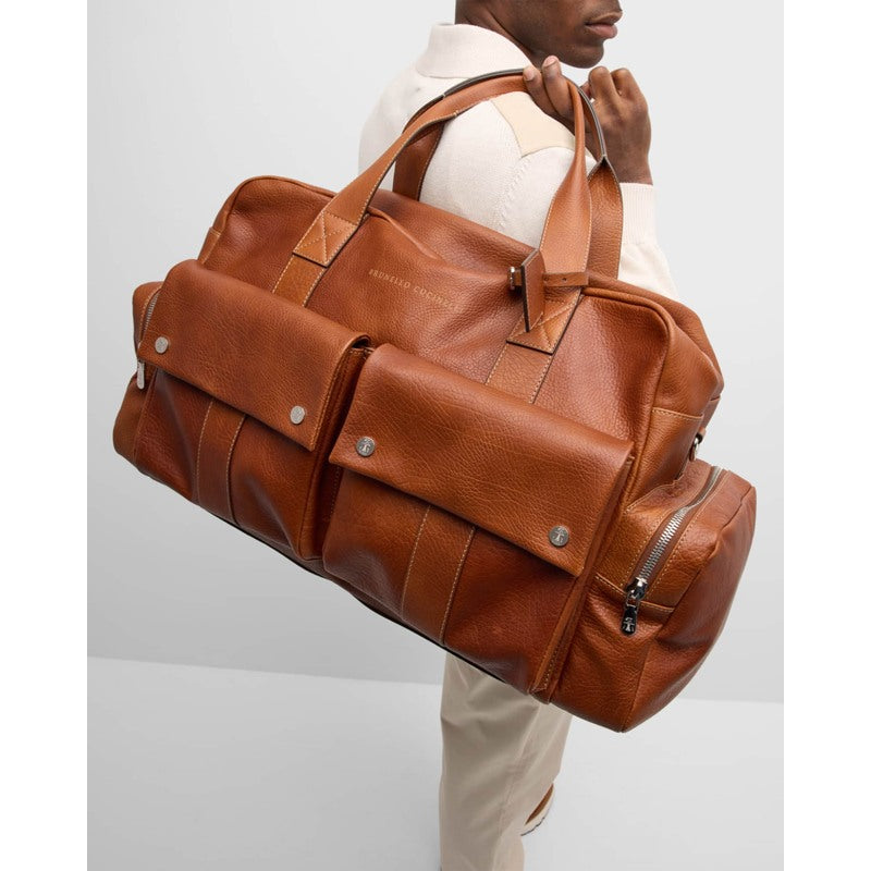 Bolsa Viagem Grained Calfskin Leisure