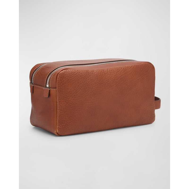 Bolsa Necessaire Leather Zip Toiletry