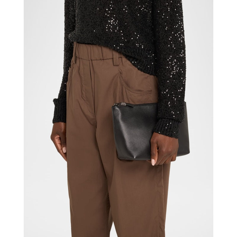 Bolsa Clutch Zip Lamb Makeup