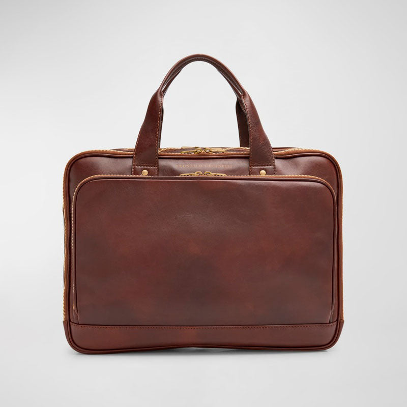 Bolsa Messenger Calfskin Briefcase - Mercado de Luxo - O Maior E-Commerce de Bens, Produtos e Serviços de Luxo do Brasil.