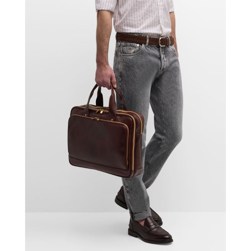 Bolsa Messenger Calfskin Briefcase