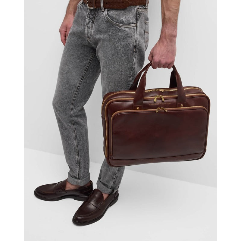 Bolsa Messenger Calfskin Briefcase
