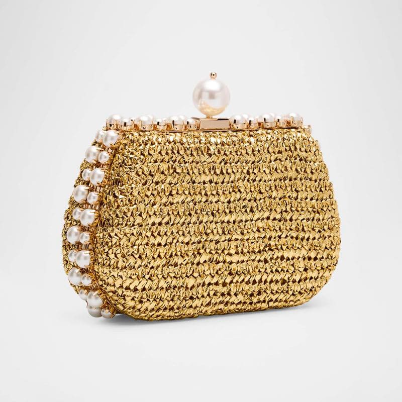 Bolsa Clutch Amelie Pearly Metallic - Mercado de Luxo - O Maior E-Commerce de Bens, Produtos e Serviços de Luxo do Brasil.