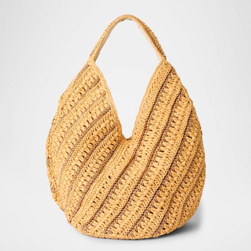 Bolsa Beach Harper Striped Straw - Mercado de Luxo - O Maior E-Commerce de Bens, Produtos e Serviços de Luxo do Brasil.