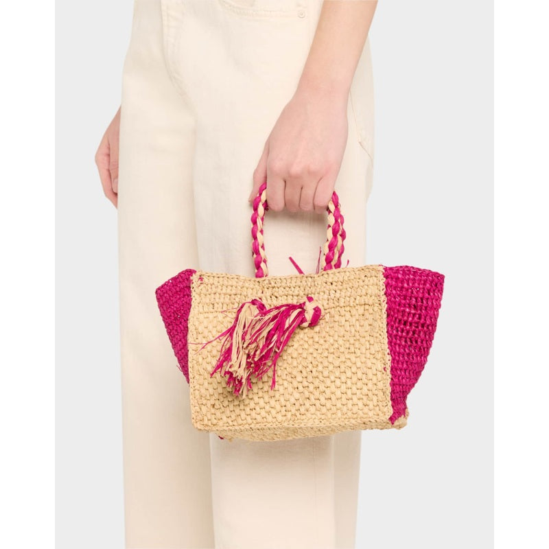 Bolsa Shopper Lucas Mini Tassel Raffia