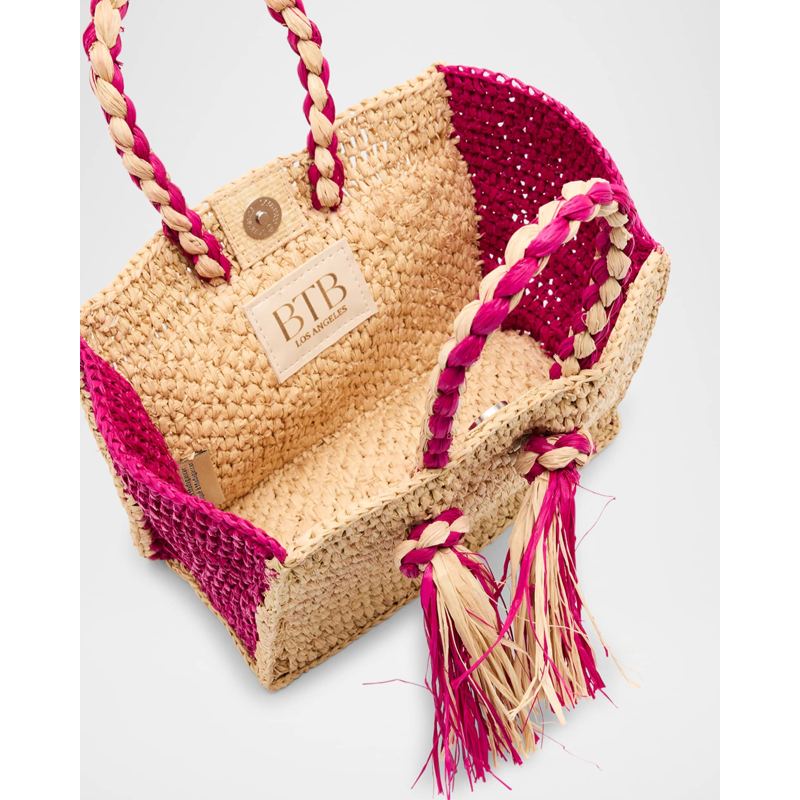Bolsa Shopper Lucas Mini Tassel Raffia