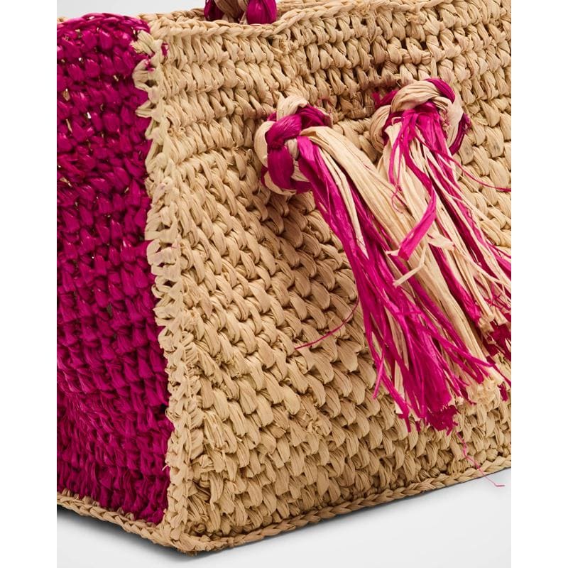 Bolsa Shopper Lucas Mini Tassel Raffia