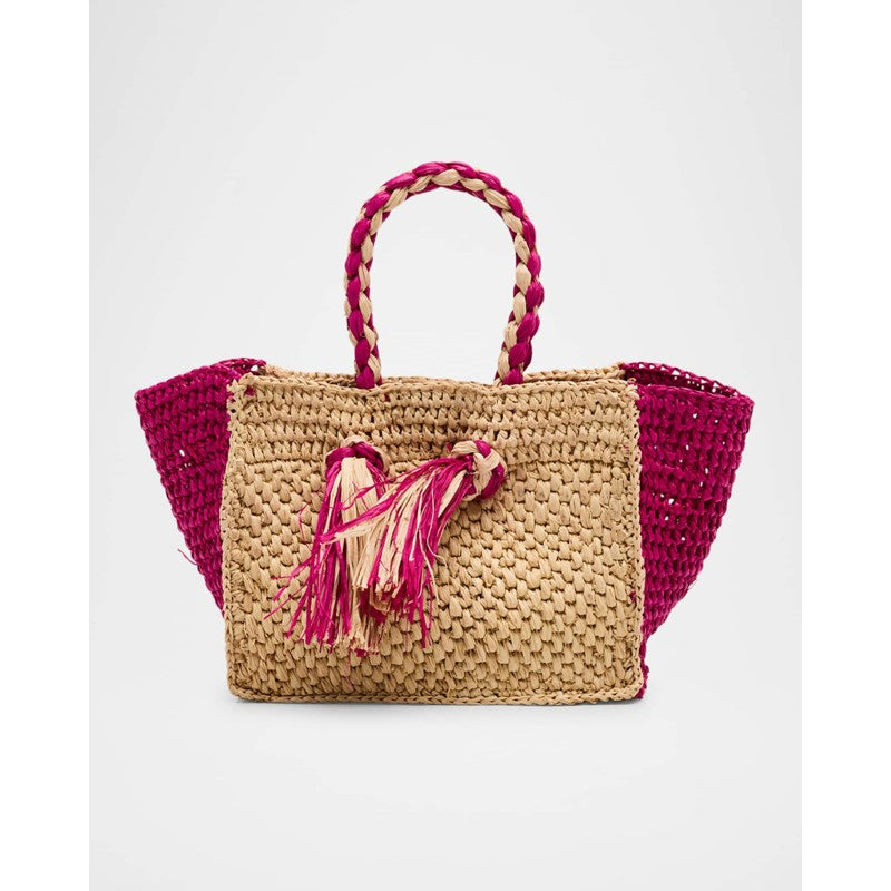 Bolsa Shopper Lucas Mini Tassel Raffia