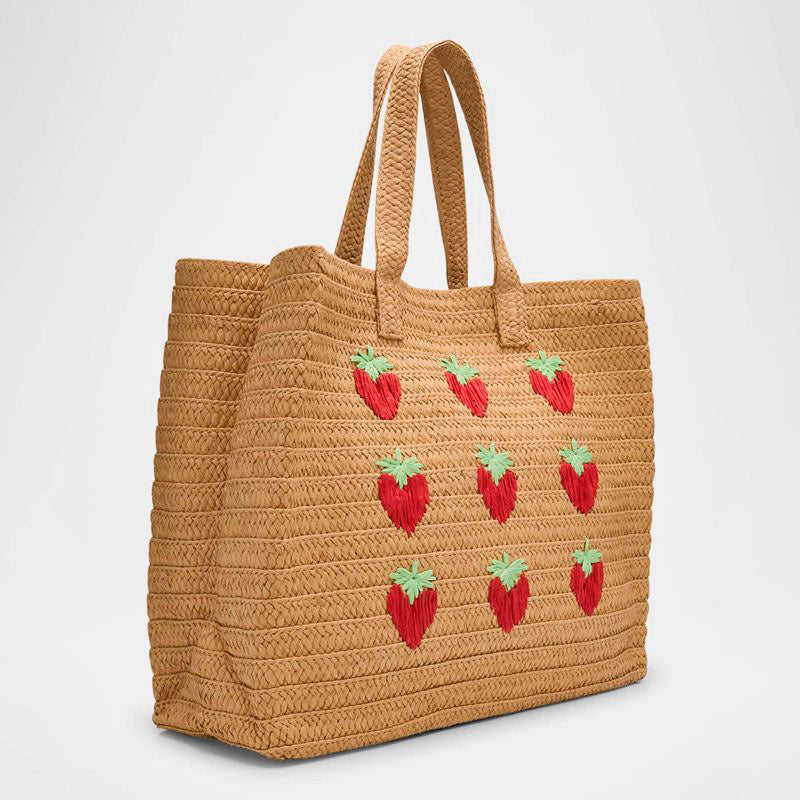 Bolsa Shopper Strawberry Straw - Mercado de Luxo - O Maior E-Commerce de Bens, Produtos e Serviços de Luxo do Brasil.