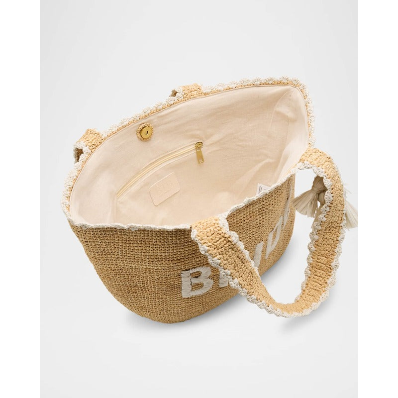 Bolsa Shopper Bride Tassel Raffia