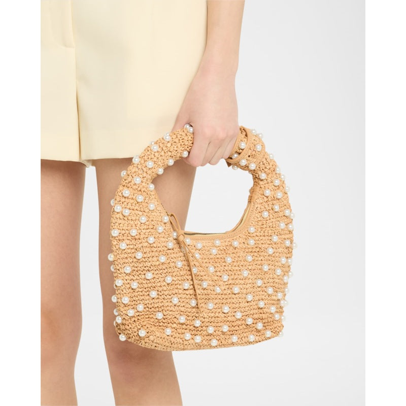 Bolsa Shoulder Maeve Pearly Raffia